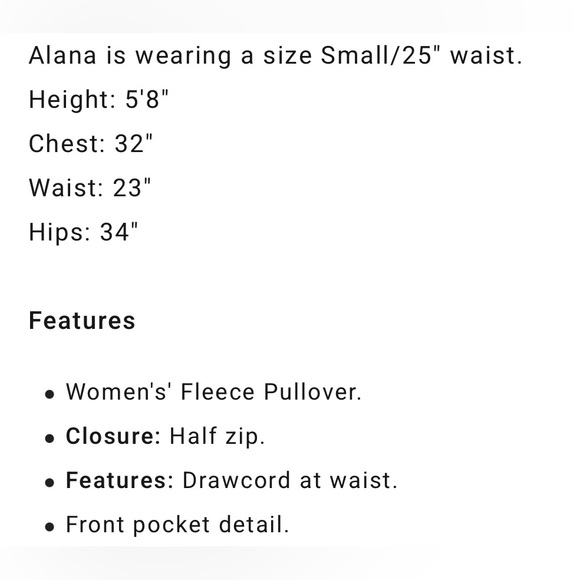 NWT Billabong Half Zip Fleece Pullover - Small - Picture 4 of 11